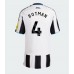 Maillot de foot Newcastle United Sven Botman #4 Domicile vêtements Femmes 2025-26 Manches Courtes